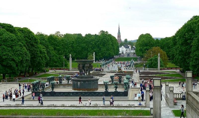 Парк скульптур Вигеланда в Осло